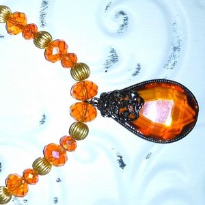 Vintage Jewelry - Vintage glass necklace Vintage Jewelry - Vintage glass necklace